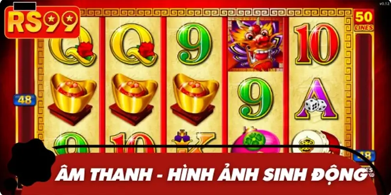 Âm thanh, hiệu ứng tại sảnh quay hũ cực kỳ bắt mắt
