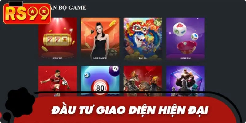 Giao diện là yếu tố cần kể đến khi giới thiệu về nhà cái