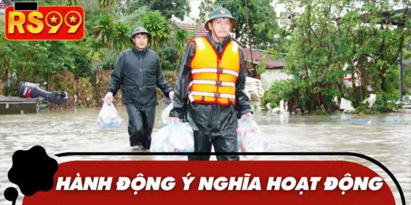 Chi tiết về hoạt động ủng hộ bà con miền trung