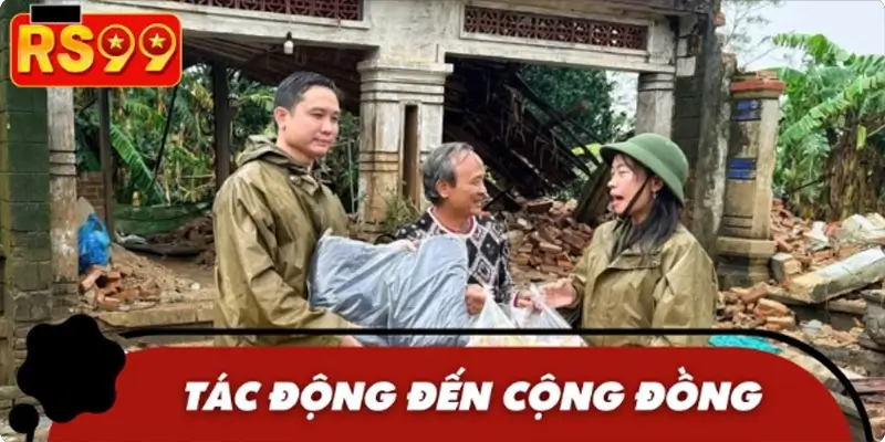 Yếu tố ảnh hưởng từ hoạt ủng hộ bà con miền trung